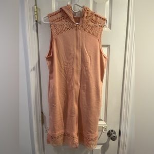 Venus Hooded Sweatshirt Dress — Large